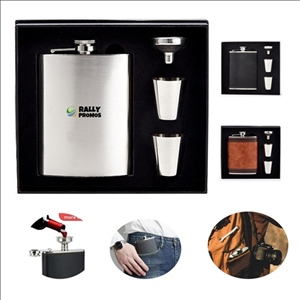 The Duncan Flask and Shot Gift Set